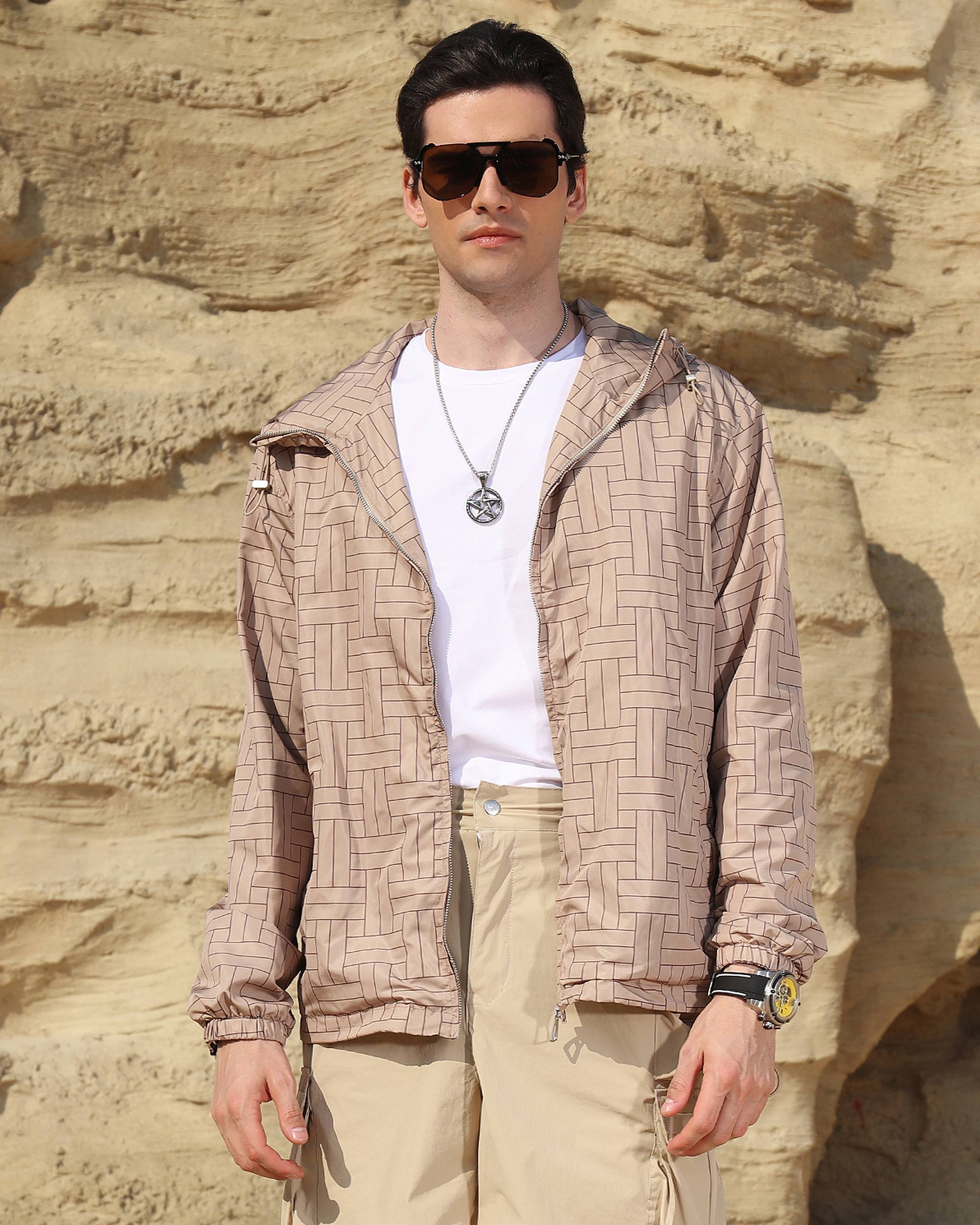 Logeqi® Men’s Windbreaker Hooded Jacket