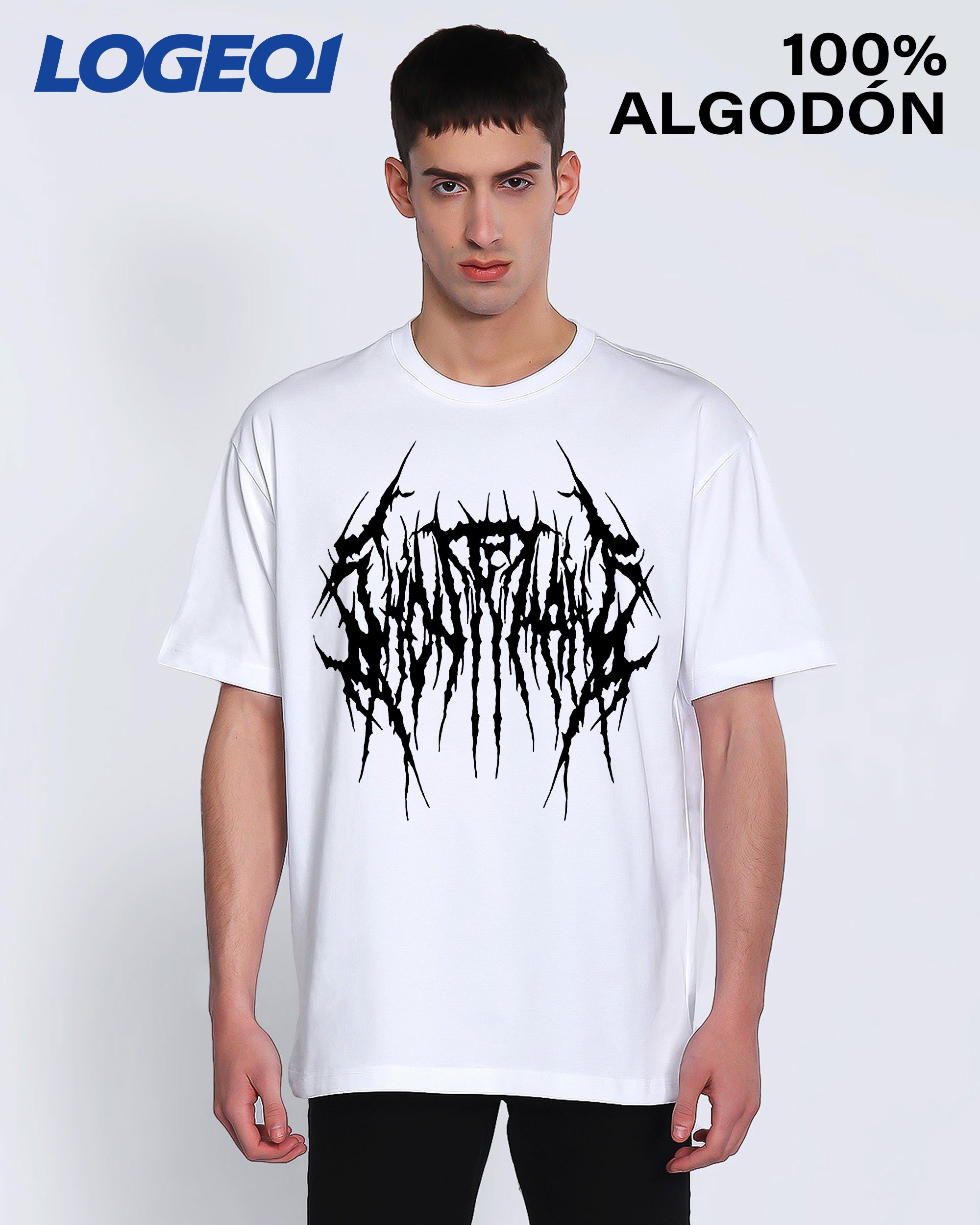 Men’s Streetwear Ghost Clown Graphic T-Shirts 100% Cotton
