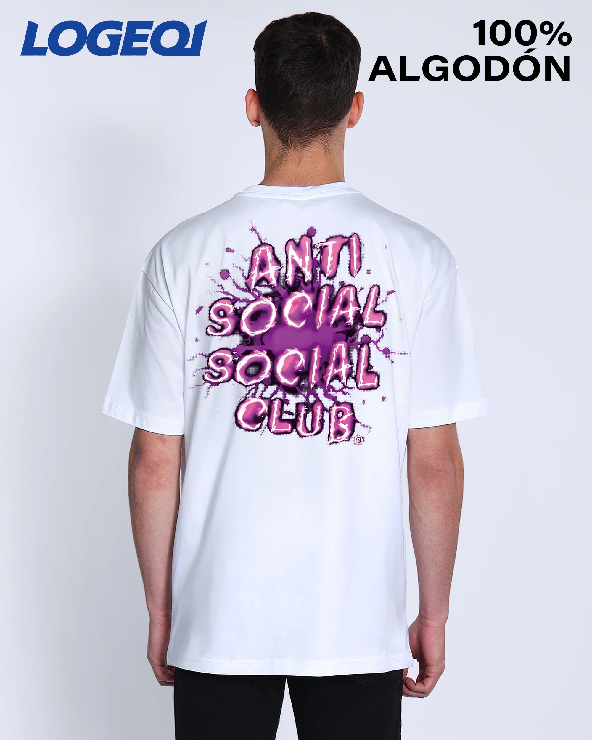 Anti Social Club Men’s Streetwear Graphic T-Shirts 100% Cotton