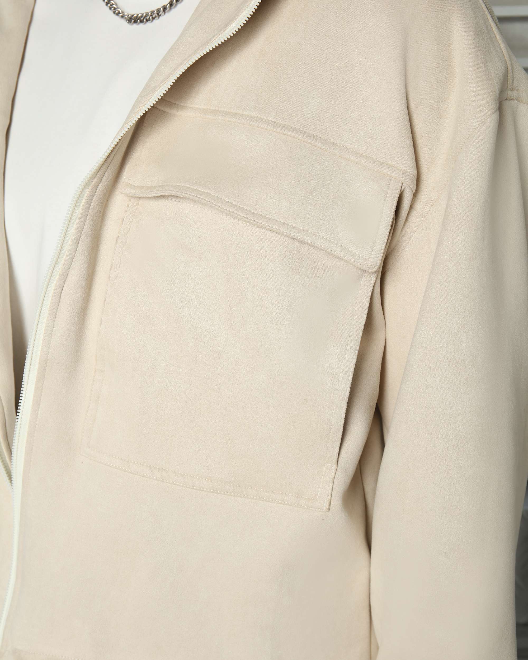Men’s Zip-Up Hooded Shackets with Cargo Pockets Warm