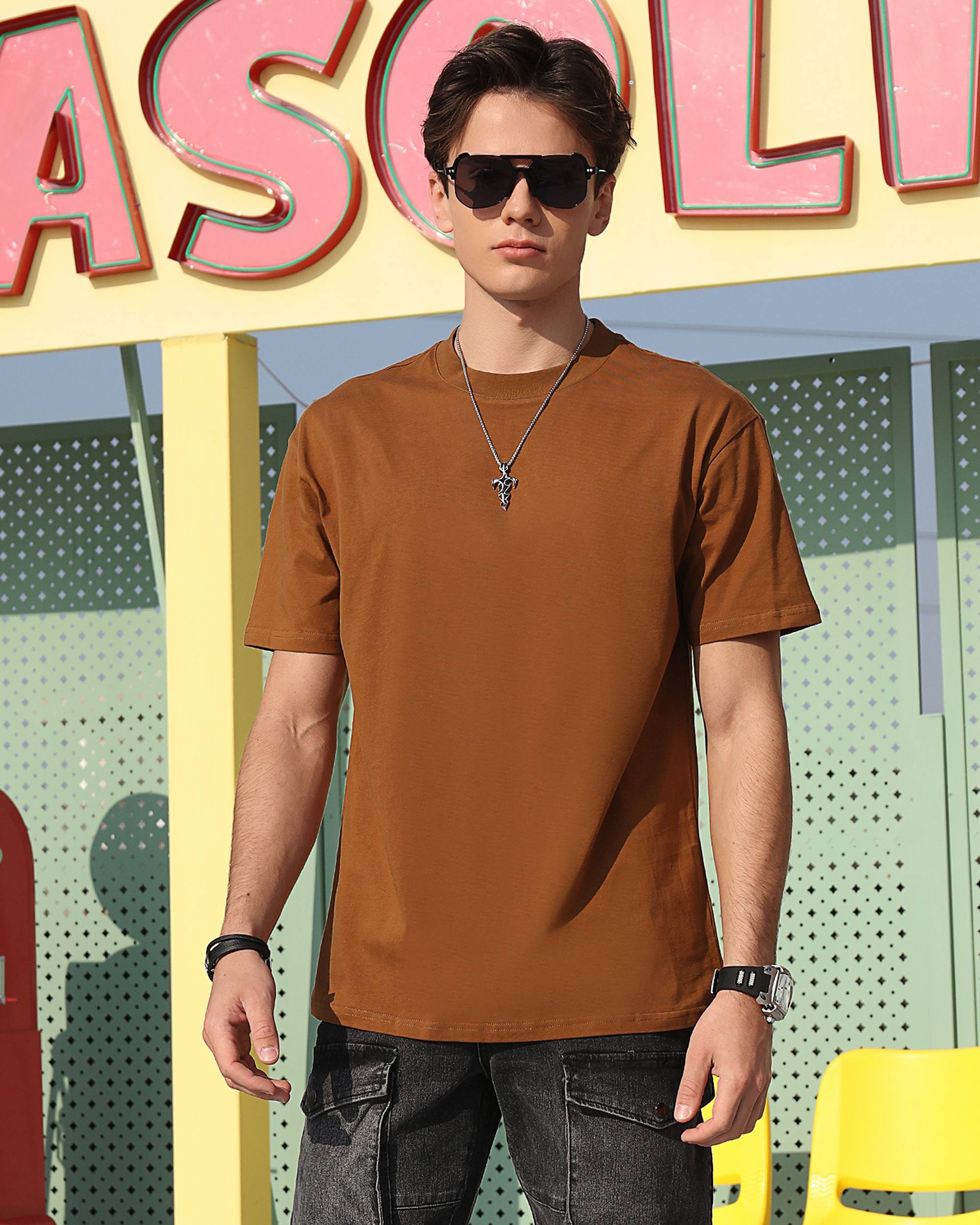 Men’s 100% Cotton Basic T-Shirts Wholesale Pack – 10 Pieces Bulk Package