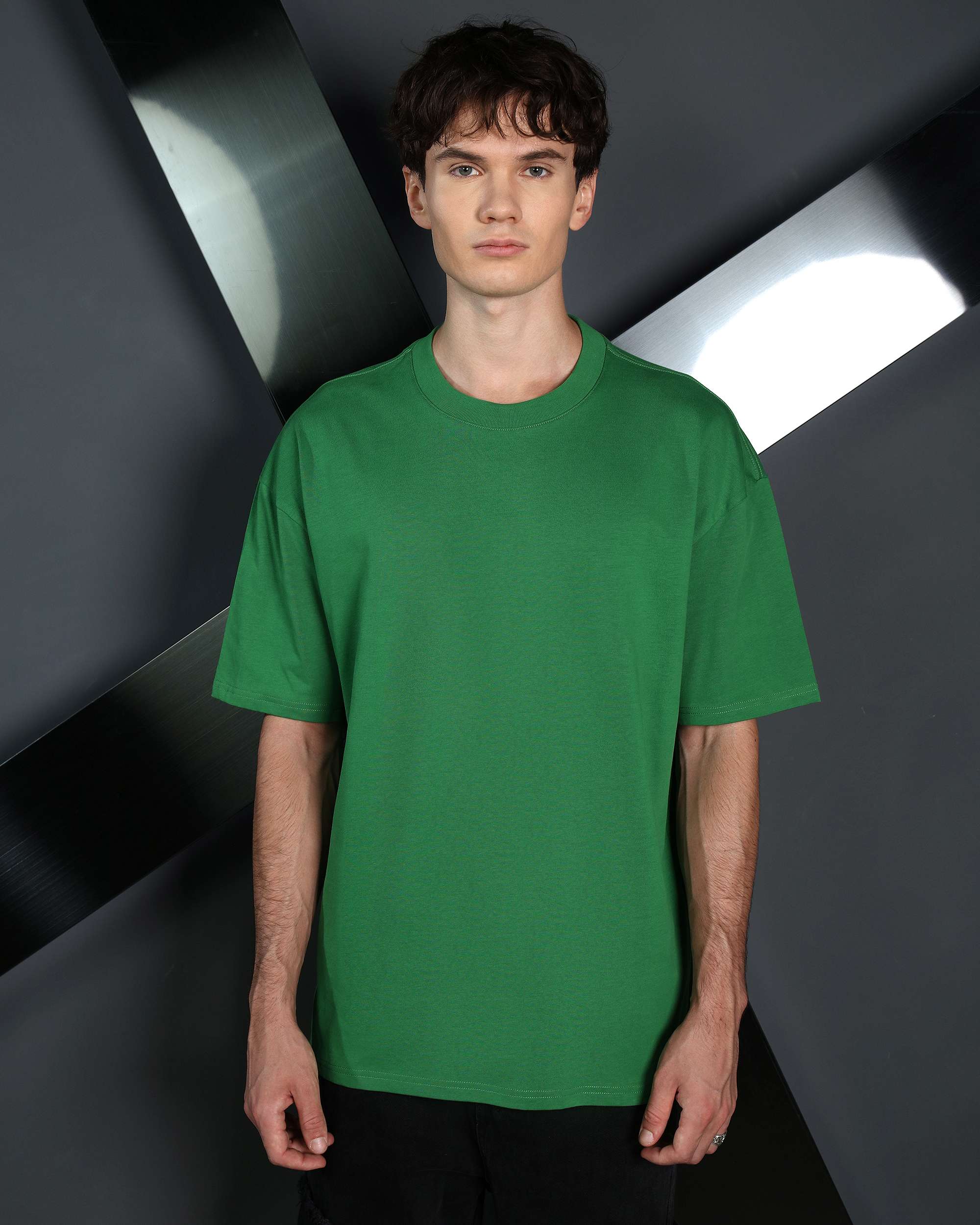 Men’s 250G 100% Cotton Oversized T-Shirt – Multi-Color Wholesale, 10 Pieces/Pack