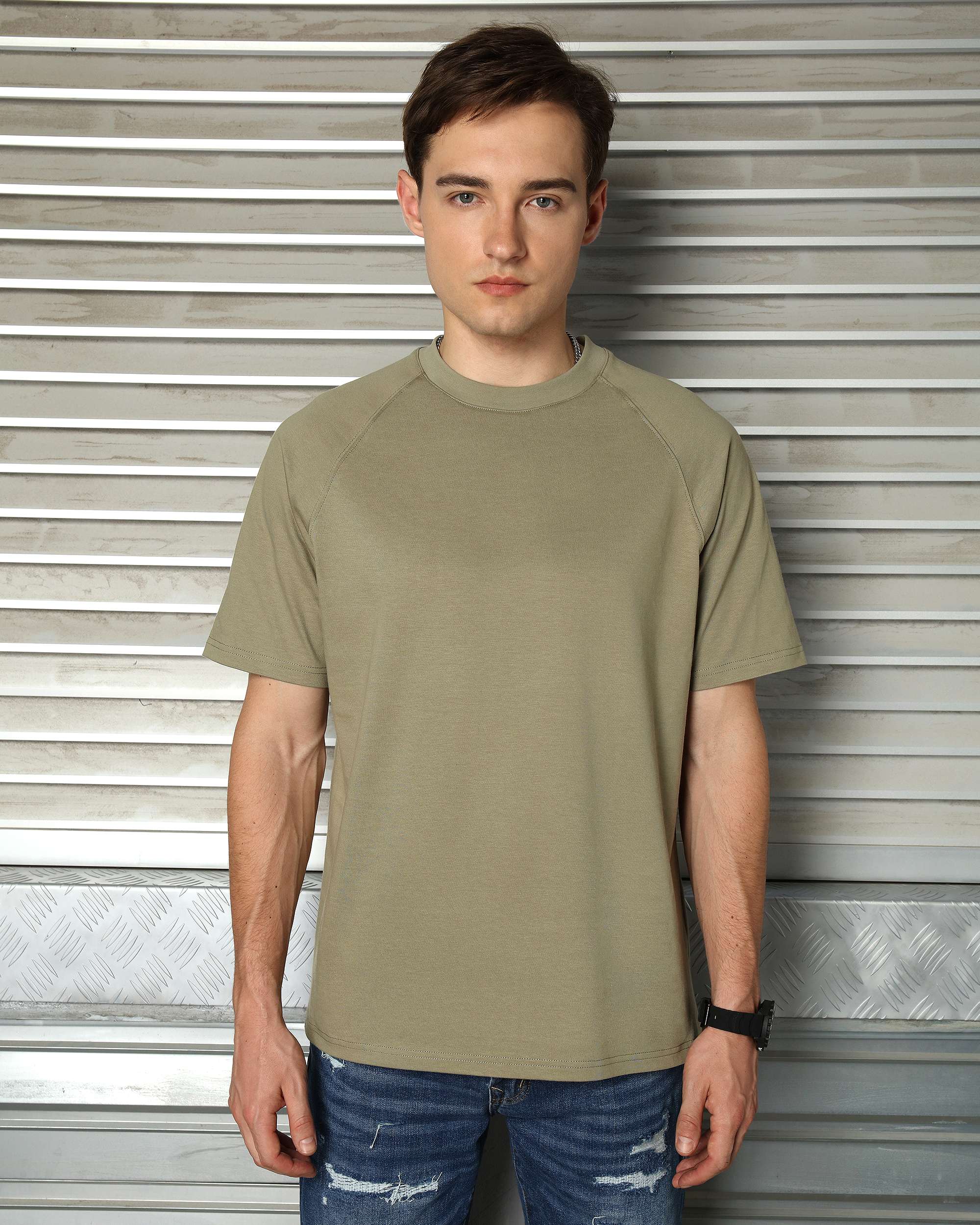 Men’s 250G 100% Cotton Solid Color T-Shirt – Wholesale, 10 Pieces/Pack