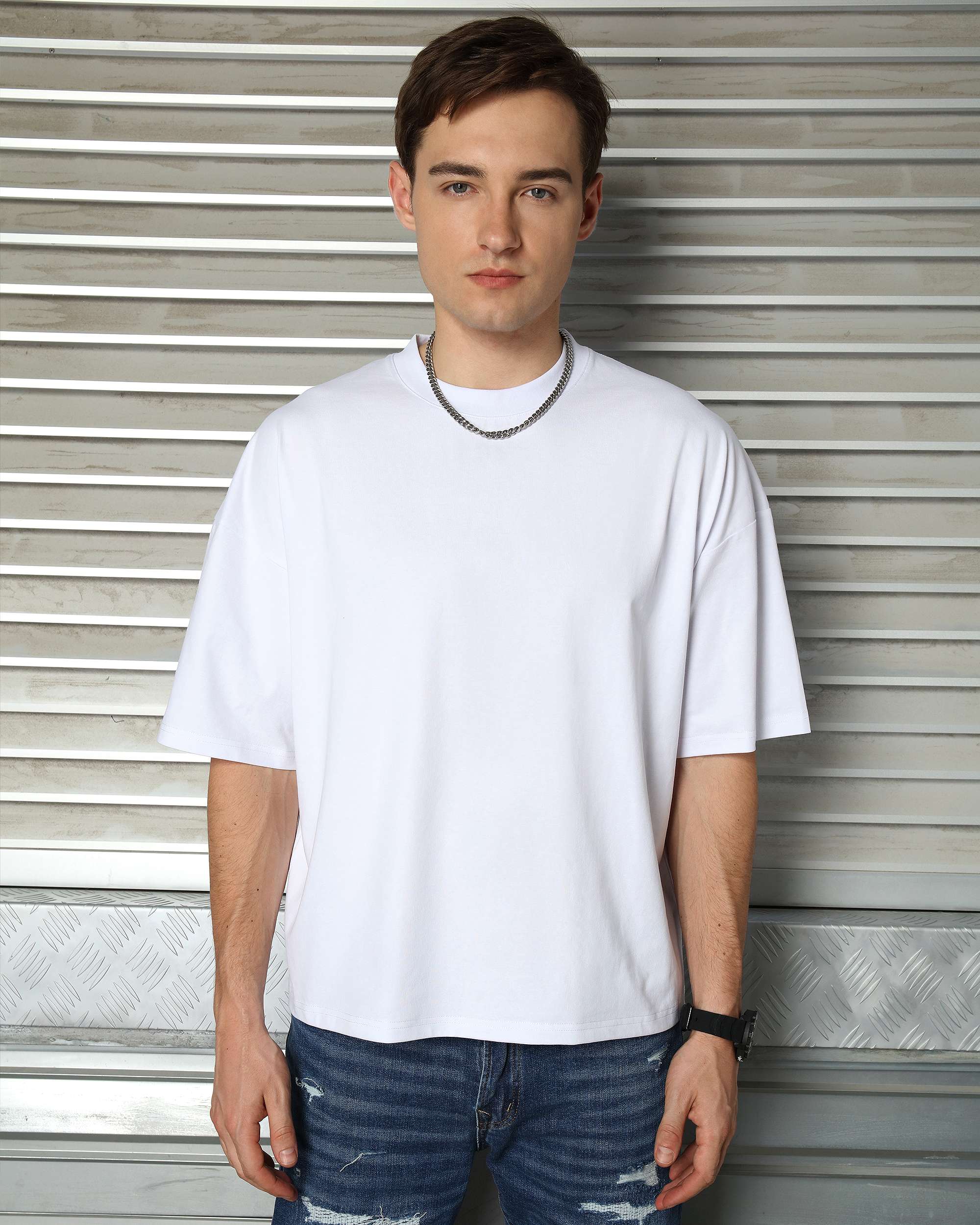 Men’s Oversized Basic T-Shirt | 10-Piece Wholesale Pack