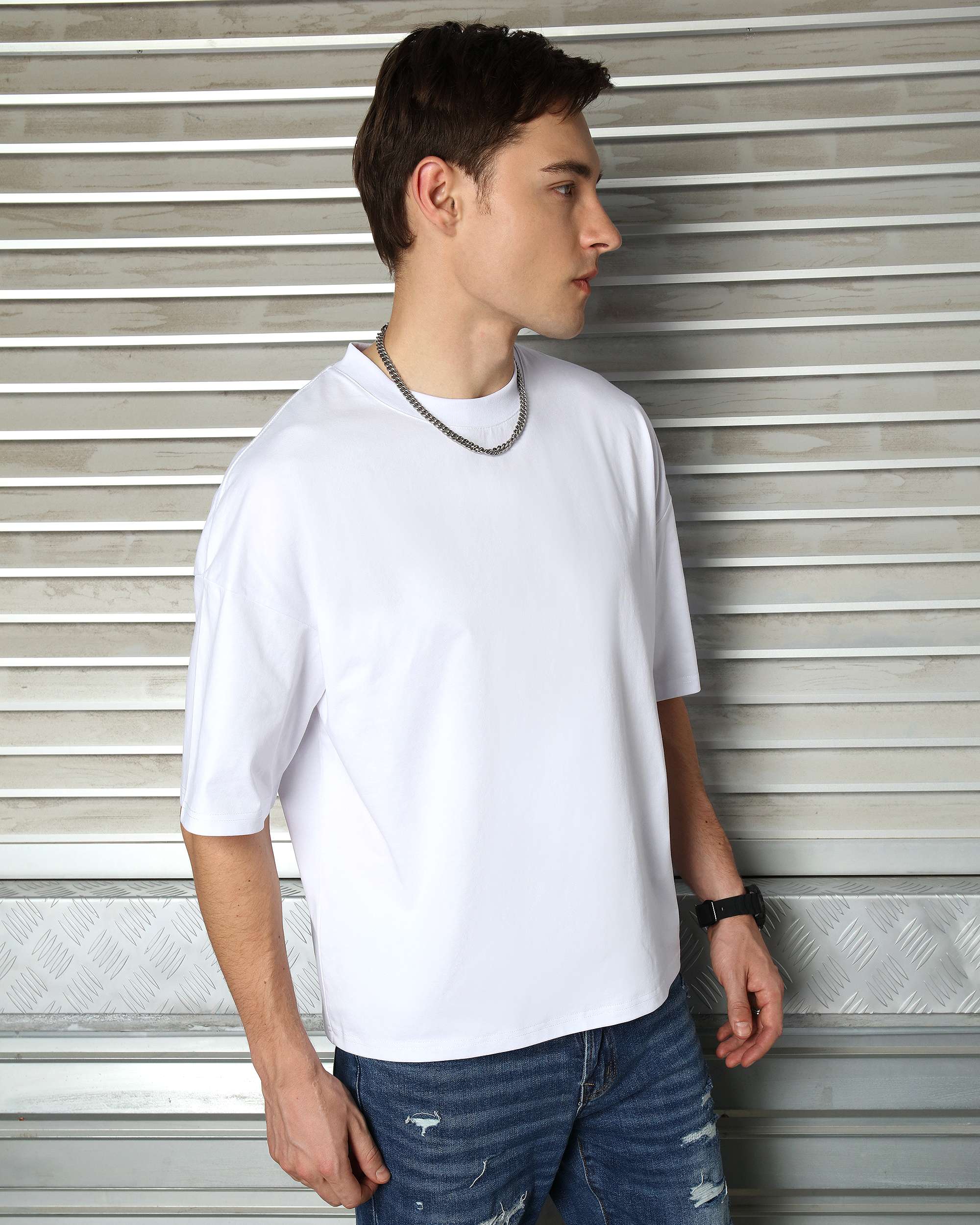 Men’s Oversized Basic T-Shirt | 10-Piece Wholesale Pack