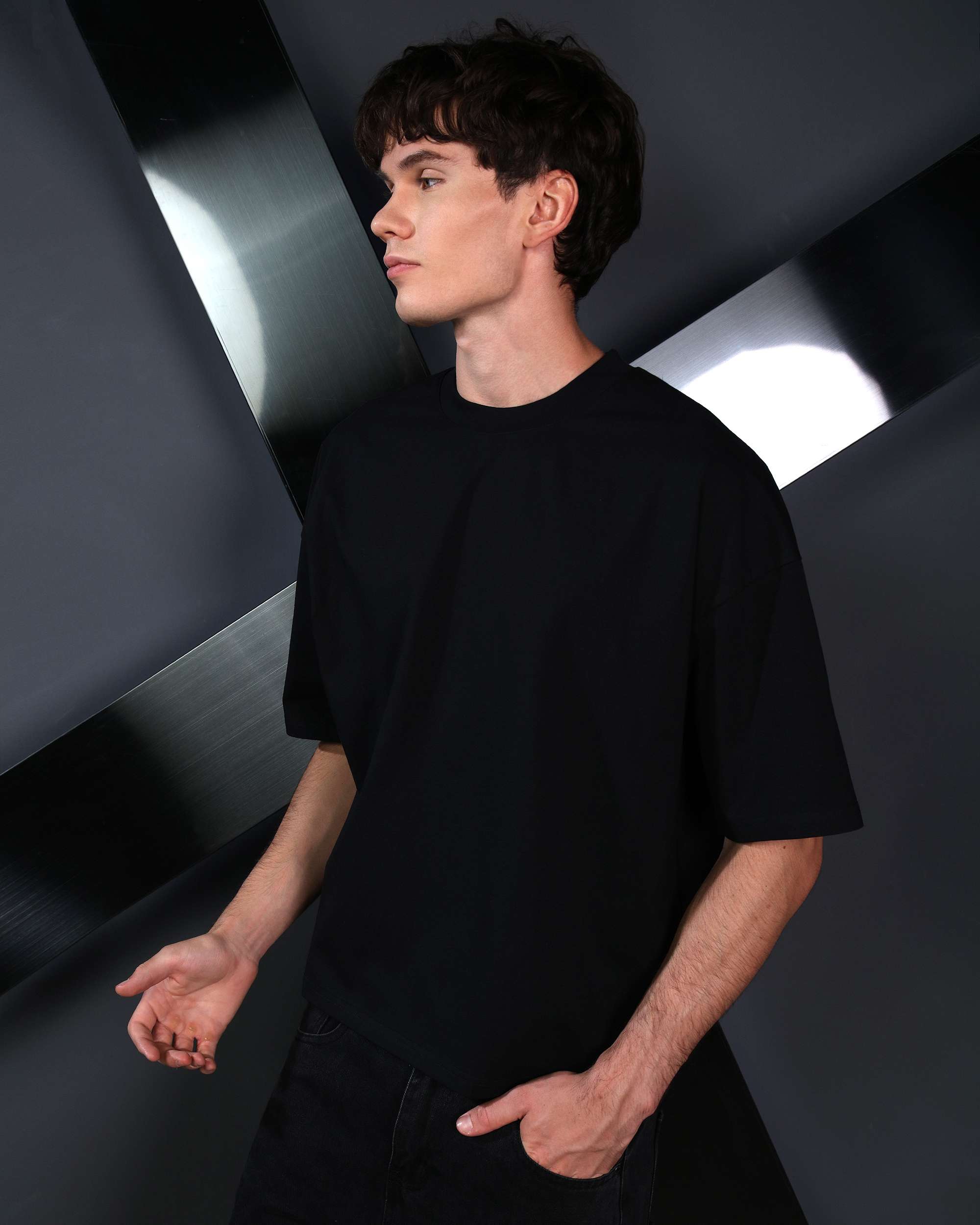 Men’s Oversized Basic T-Shirt | 10-Piece Wholesale Pack