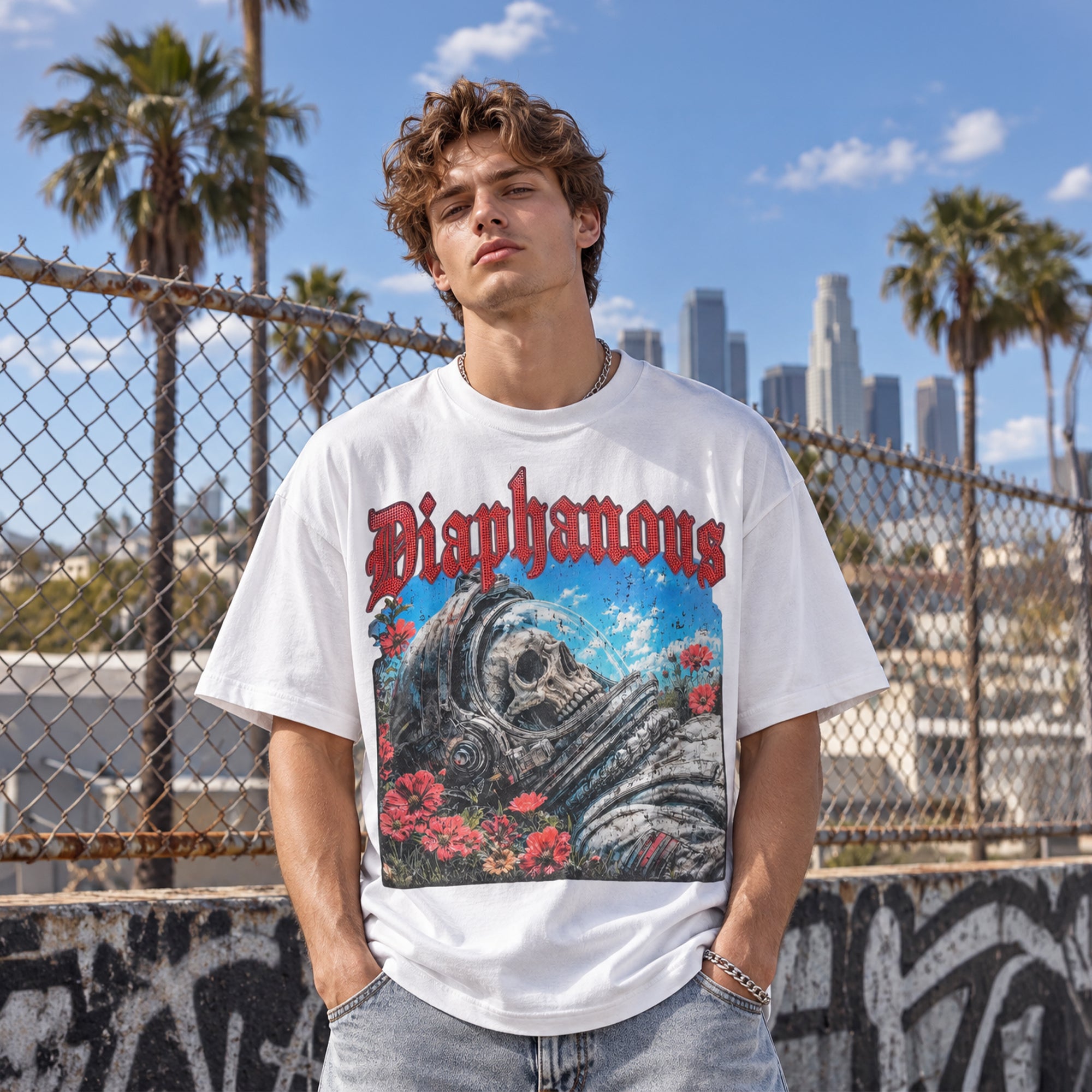 Men’s 100% Cotton 200G Graphic T-Shirt with Direct-to-Garment DTG Print